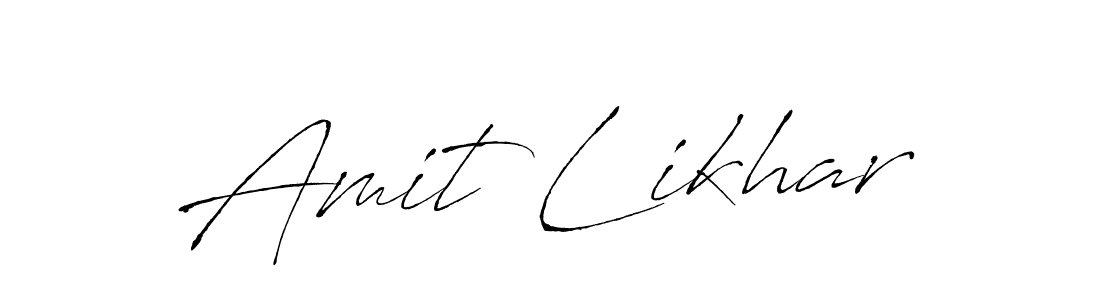 Use a signature maker to create a handwritten signature online. With this signature software, you can design (Antro_Vectra) your own signature for name Amit Likhar. Amit Likhar signature style 6 images and pictures png