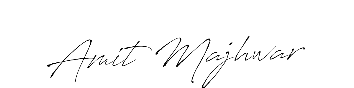 Make a beautiful signature design for name Amit Majhwar. With this signature (Antro_Vectra) style, you can create a handwritten signature for free. Amit Majhwar signature style 6 images and pictures png