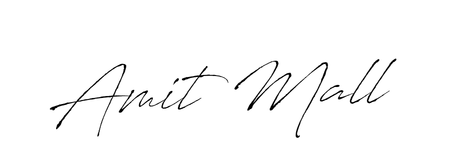 How to make Amit Mall name signature. Use Antro_Vectra style for creating short signs online. This is the latest handwritten sign. Amit Mall signature style 6 images and pictures png