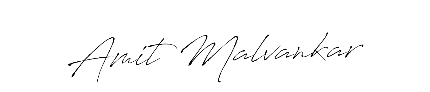 Design your own signature with our free online signature maker. With this signature software, you can create a handwritten (Antro_Vectra) signature for name Amit Malvankar. Amit Malvankar signature style 6 images and pictures png