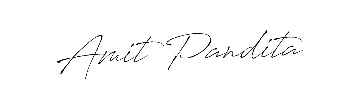 Design your own signature with our free online signature maker. With this signature software, you can create a handwritten (Antro_Vectra) signature for name Amit Pandita. Amit Pandita signature style 6 images and pictures png