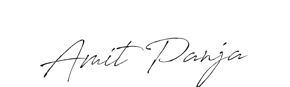 Make a beautiful signature design for name Amit Panja. With this signature (Antro_Vectra) style, you can create a handwritten signature for free. Amit Panja signature style 6 images and pictures png