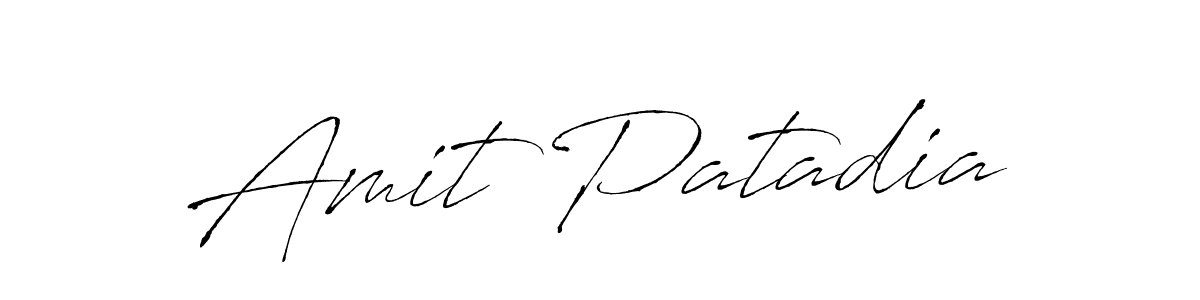 The best way (Antro_Vectra) to make a short signature is to pick only two or three words in your name. The name Amit Patadia include a total of six letters. For converting this name. Amit Patadia signature style 6 images and pictures png