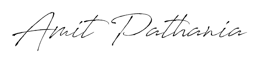Enhance your business communications with Amit Pathania signature in Antro_Vectra lettering. Clean, modern, and universally compatible. Amit Pathania signature style 6 images and pictures png