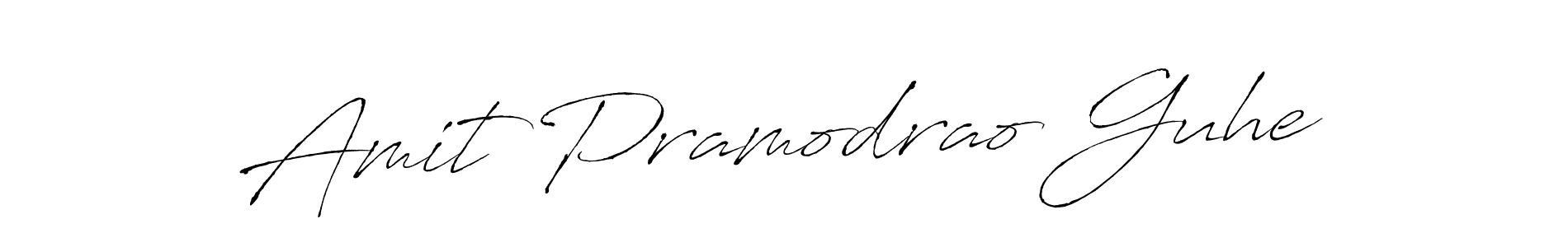 The best way (Antro_Vectra) to make a short signature is to pick only two or three words in your name. The name Amit Pramodrao Guhe include a total of six letters. For converting this name. Amit Pramodrao Guhe signature style 6 images and pictures png