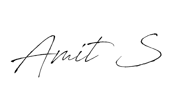 Create a beautiful signature design for name Amit S. With this signature (Antro_Vectra) fonts, you can make a handwritten signature for free. Amit S signature style 6 images and pictures png