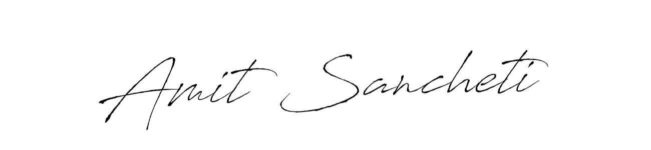 How to make Amit Sancheti signature? Antro_Vectra is a professional autograph style. Create handwritten signature for Amit Sancheti name. Amit Sancheti signature style 6 images and pictures png