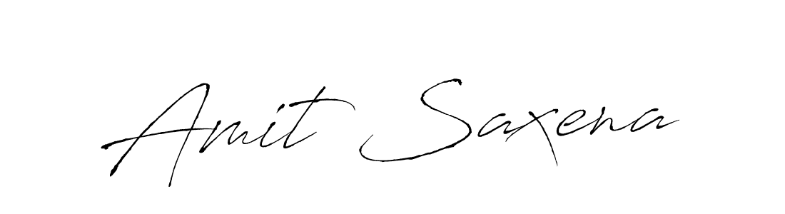 Make a beautiful signature design for name Amit Saxena. With this signature (Antro_Vectra) style, you can create a handwritten signature for free. Amit Saxena signature style 6 images and pictures png