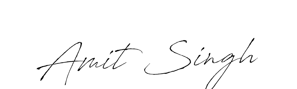 Create a beautiful signature design for name Amit Singh. With this signature (Antro_Vectra) fonts, you can make a handwritten signature for free. Amit Singh signature style 6 images and pictures png