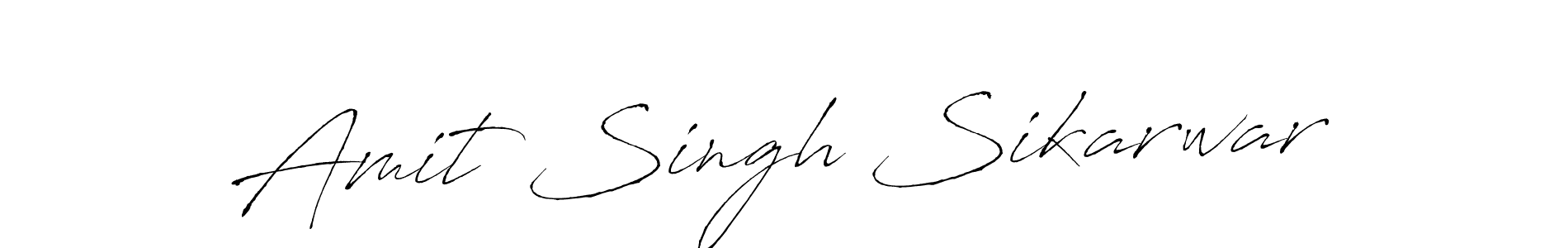 Design your own signature with our free online signature maker. With this signature software, you can create a handwritten (Antro_Vectra) signature for name Amit Singh Sikarwar. Amit Singh Sikarwar signature style 6 images and pictures png