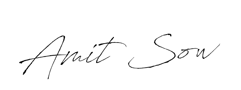 Also we have Amit Sow name is the best signature style. Create professional handwritten signature collection using Antro_Vectra autograph style. Amit Sow signature style 6 images and pictures png