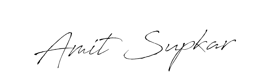 Make a beautiful signature design for name Amit Supkar. With this signature (Antro_Vectra) style, you can create a handwritten signature for free. Amit Supkar signature style 6 images and pictures png