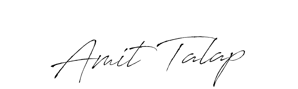 Also You can easily find your signature by using the search form. We will create Amit Talap name handwritten signature images for you free of cost using Antro_Vectra sign style. Amit Talap signature style 6 images and pictures png