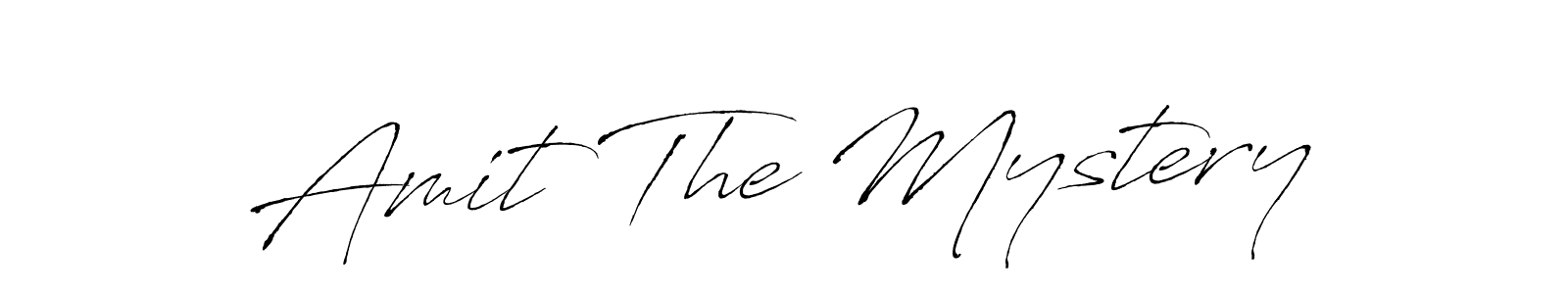 Create a beautiful signature design for name Amit The Mystery. With this signature (Antro_Vectra) fonts, you can make a handwritten signature for free. Amit The Mystery signature style 6 images and pictures png