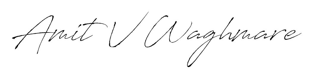 If you are searching for the best signature style for your name Amit V Waghmare, here we have designed multiple signature styles using Antro_Vectra. Amit V Waghmare signature style 6 images and pictures png