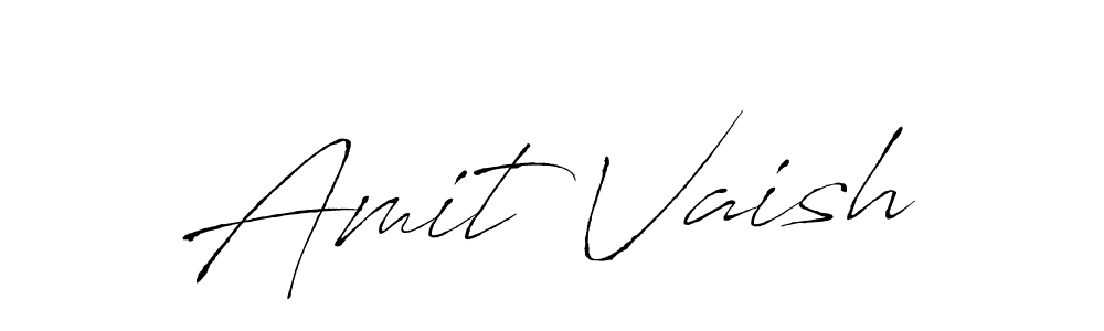 How to make Amit Vaish signature? Antro_Vectra is a professional autograph style. Create handwritten signature for Amit Vaish name. Amit Vaish signature style 6 images and pictures png