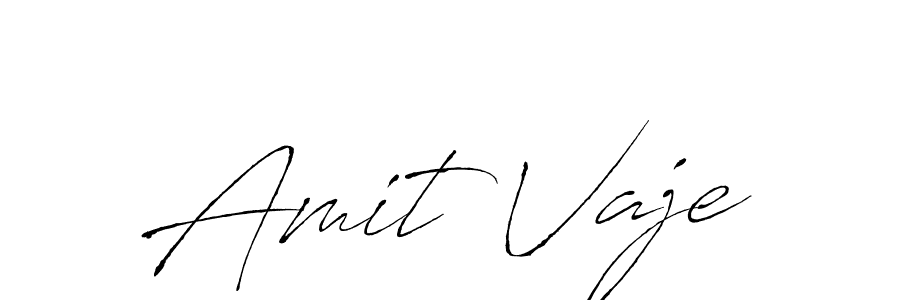 Amit Vaje stylish signature style. Best Handwritten Sign (Antro_Vectra) for my name. Handwritten Signature Collection Ideas for my name Amit Vaje. Amit Vaje signature style 6 images and pictures png