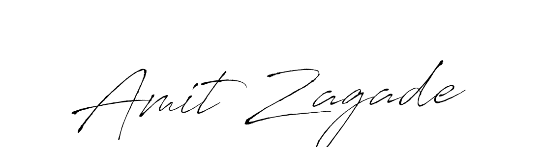 Design your own signature with our free online signature maker. With this signature software, you can create a handwritten (Antro_Vectra) signature for name Amit Zagade. Amit Zagade signature style 6 images and pictures png