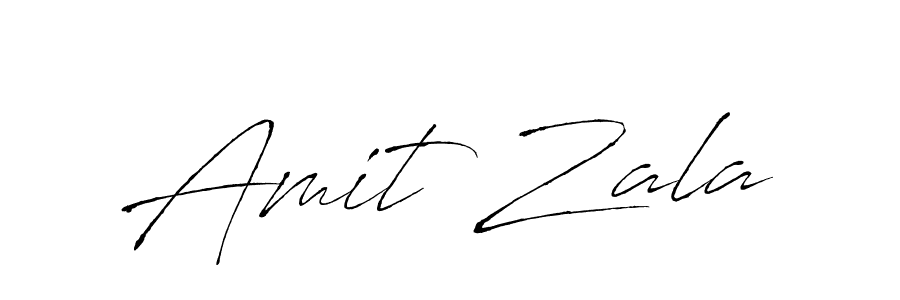 Make a beautiful signature design for name Amit Zala. With this signature (Antro_Vectra) style, you can create a handwritten signature for free. Amit Zala signature style 6 images and pictures png