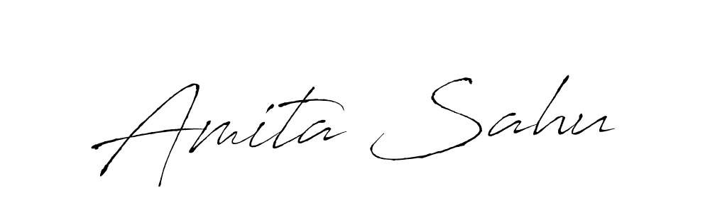 Also we have Amita Sahu name is the best signature style. Create professional handwritten signature collection using Antro_Vectra autograph style. Amita Sahu signature style 6 images and pictures png