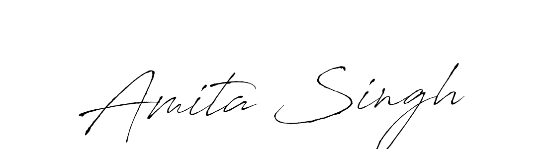 Create a beautiful signature design for name Amita Singh. With this signature (Antro_Vectra) fonts, you can make a handwritten signature for free. Amita Singh signature style 6 images and pictures png