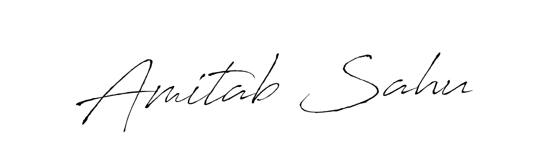 Use a signature maker to create a handwritten signature online. With this signature software, you can design (Antro_Vectra) your own signature for name Amitab Sahu. Amitab Sahu signature style 6 images and pictures png