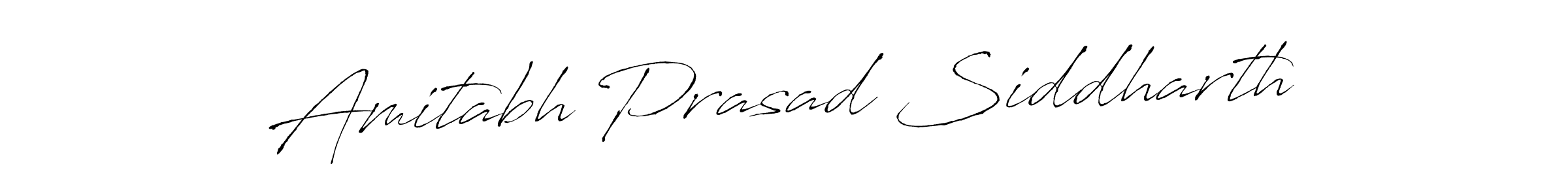 Design your own signature with our free online signature maker. With this signature software, you can create a handwritten (Antro_Vectra) signature for name Amitabh Prasad Siddharth. Amitabh Prasad Siddharth signature style 6 images and pictures png