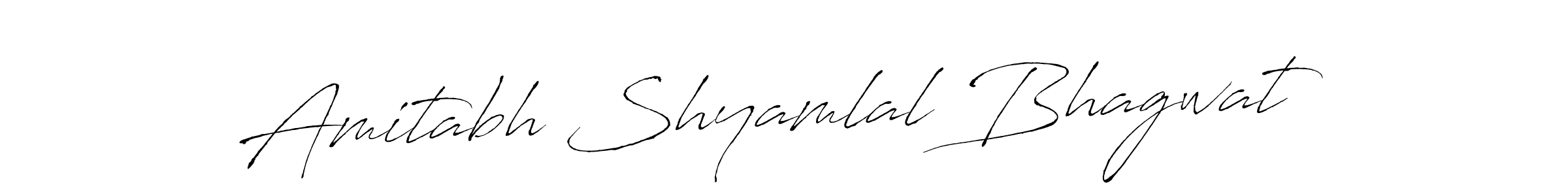 You can use this online signature creator to create a handwritten signature for the name Amitabh Shyamlal Bhagwat. This is the best online autograph maker. Amitabh Shyamlal Bhagwat signature style 6 images and pictures png