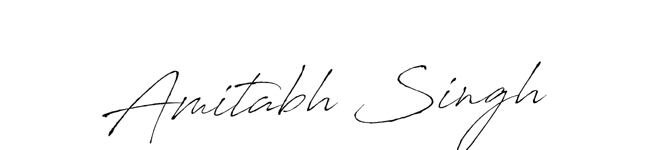 Design your own signature with our free online signature maker. With this signature software, you can create a handwritten (Antro_Vectra) signature for name Amitabh Singh. Amitabh Singh signature style 6 images and pictures png