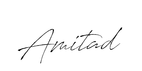 How to make Amitad name signature. Use Antro_Vectra style for creating short signs online. This is the latest handwritten sign. Amitad signature style 6 images and pictures png
