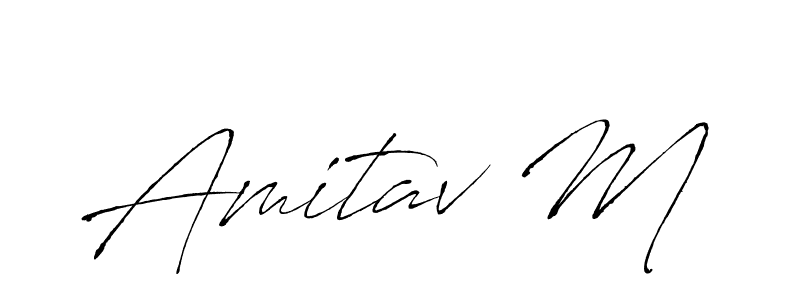 This is the best signature style for the Amitav M name. Also you like these signature font (Antro_Vectra). Mix name signature. Amitav M signature style 6 images and pictures png