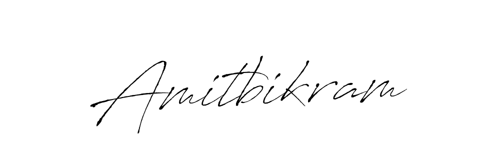 How to make Amitbikram signature? Antro_Vectra is a professional autograph style. Create handwritten signature for Amitbikram name. Amitbikram signature style 6 images and pictures png