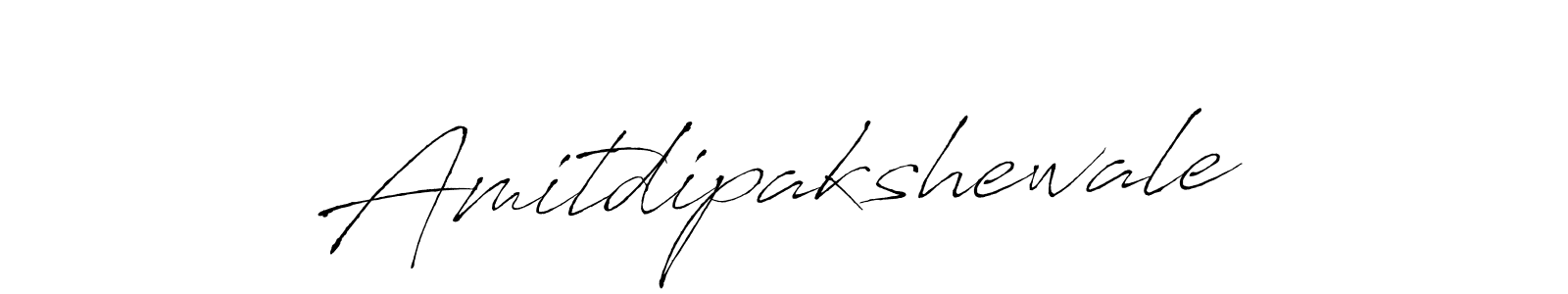 Make a beautiful signature design for name Amitdipakshewale. With this signature (Antro_Vectra) style, you can create a handwritten signature for free. Amitdipakshewale signature style 6 images and pictures png