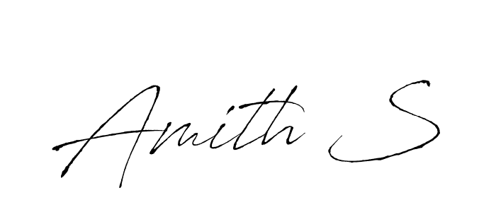 Amith S stylish signature style. Best Handwritten Sign (Antro_Vectra) for my name. Handwritten Signature Collection Ideas for my name Amith S. Amith S signature style 6 images and pictures png