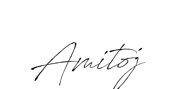 Design your own signature with our free online signature maker. With this signature software, you can create a handwritten (Antro_Vectra) signature for name Amitoj. Amitoj signature style 6 images and pictures png