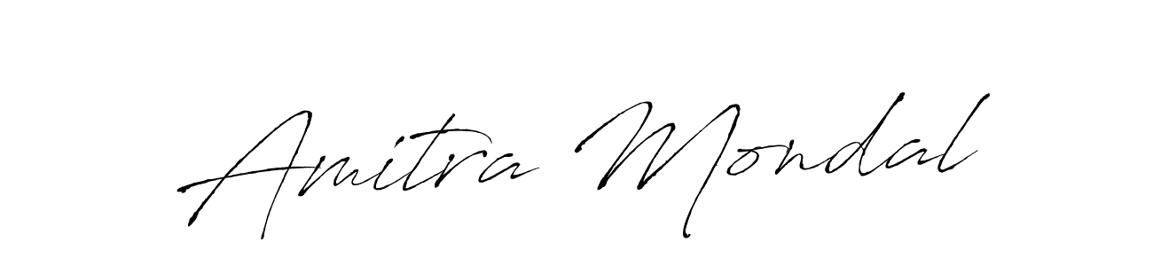 The best way (Antro_Vectra) to make a short signature is to pick only two or three words in your name. The name Amitra Mondal include a total of six letters. For converting this name. Amitra Mondal signature style 6 images and pictures png