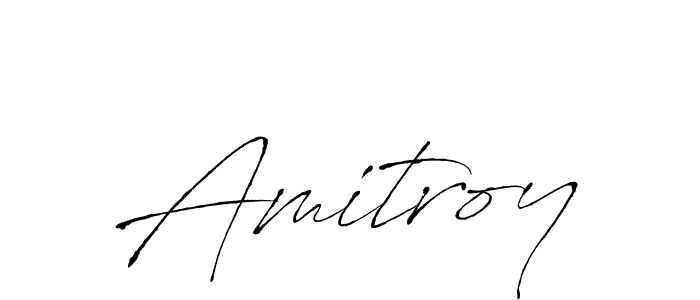 How to make Amitroy signature? Antro_Vectra is a professional autograph style. Create handwritten signature for Amitroy name. Amitroy signature style 6 images and pictures png