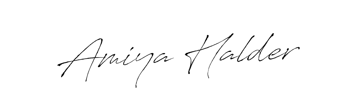 Make a beautiful signature design for name Amiya Halder. With this signature (Antro_Vectra) style, you can create a handwritten signature for free. Amiya Halder signature style 6 images and pictures png