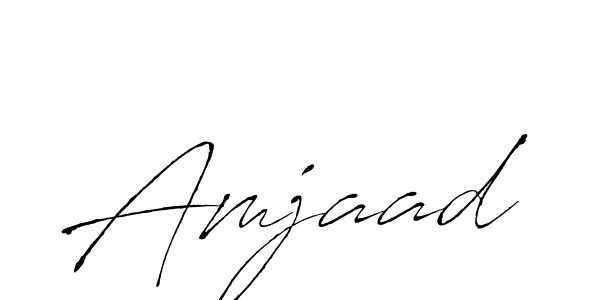 Make a beautiful signature design for name Amjaad. Use this online signature maker to create a handwritten signature for free. Amjaad signature style 6 images and pictures png