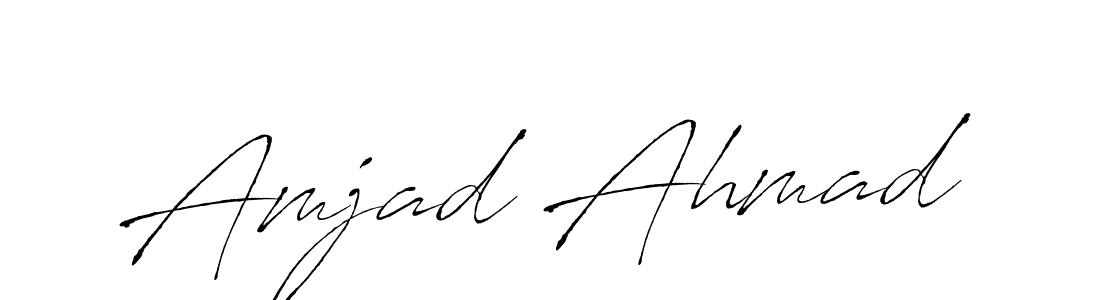 Also You can easily find your signature by using the search form. We will create Amjad Ahmad name handwritten signature images for you free of cost using Antro_Vectra sign style. Amjad Ahmad signature style 6 images and pictures png