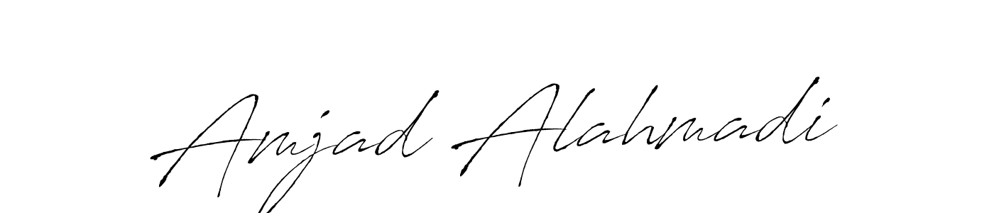 The best way (Antro_Vectra) to make a short signature is to pick only two or three words in your name. The name Amjad Alahmadi include a total of six letters. For converting this name. Amjad Alahmadi signature style 6 images and pictures png