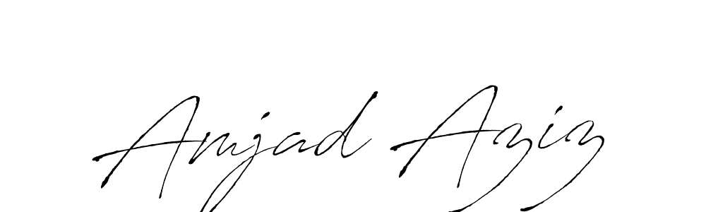 This is the best signature style for the Amjad Aziz name. Also you like these signature font (Antro_Vectra). Mix name signature. Amjad Aziz signature style 6 images and pictures png