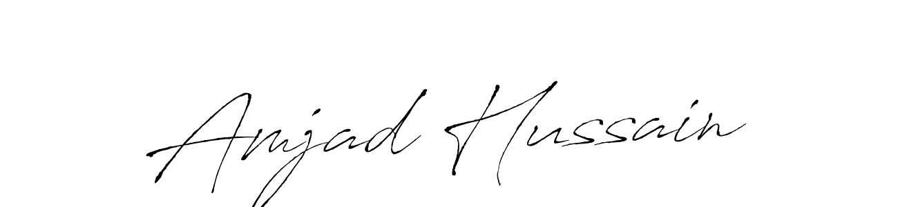 How to make Amjad Hussain signature? Antro_Vectra is a professional autograph style. Create handwritten signature for Amjad Hussain name. Amjad Hussain signature style 6 images and pictures png