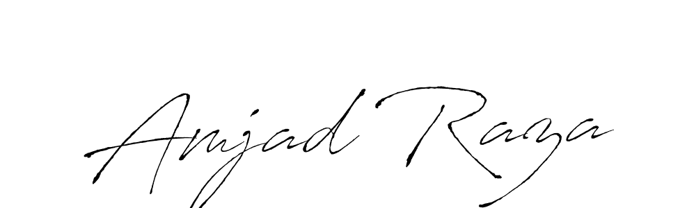 Amjad Raza stylish signature style. Best Handwritten Sign (Antro_Vectra) for my name. Handwritten Signature Collection Ideas for my name Amjad Raza. Amjad Raza signature style 6 images and pictures png