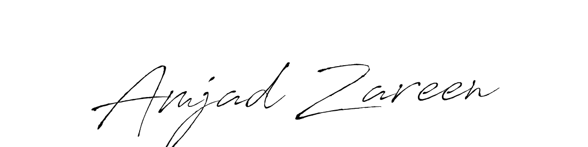You should practise on your own different ways (Antro_Vectra) to write your name (Amjad Zareen) in signature. don't let someone else do it for you. Amjad Zareen signature style 6 images and pictures png