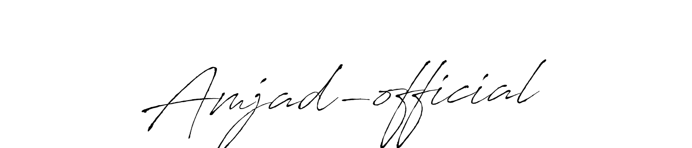 It looks lik you need a new signature style for name Amjad-official. Design unique handwritten (Antro_Vectra) signature with our free signature maker in just a few clicks. Amjad-official signature style 6 images and pictures png