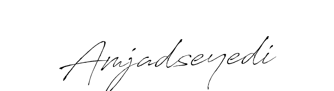 Also we have Amjadseyedi name is the best signature style. Create professional handwritten signature collection using Antro_Vectra autograph style. Amjadseyedi signature style 6 images and pictures png