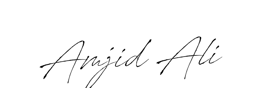 This is the best signature style for the Amjid Ali name. Also you like these signature font (Antro_Vectra). Mix name signature. Amjid Ali signature style 6 images and pictures png