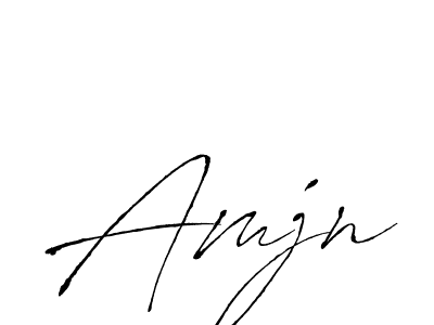 You should practise on your own different ways (Antro_Vectra) to write your name (Amjn) in signature. don't let someone else do it for you. Amjn signature style 6 images and pictures png