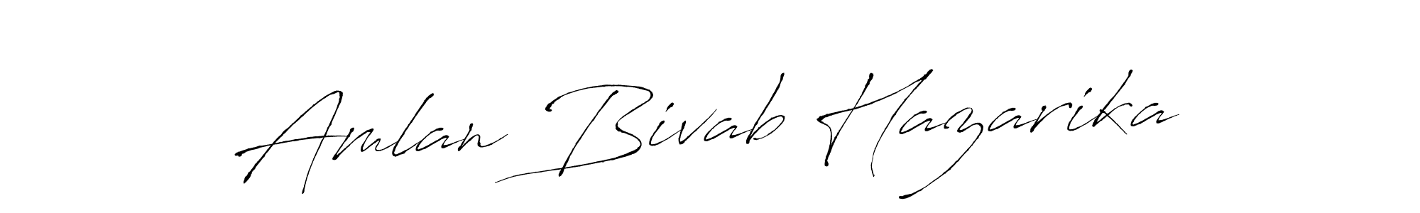 Here are the top 10 professional signature styles for the name Amlan Bivab Hazarika. These are the best autograph styles you can use for your name. Amlan Bivab Hazarika signature style 6 images and pictures png